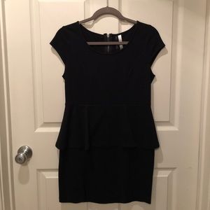 Black mini dress